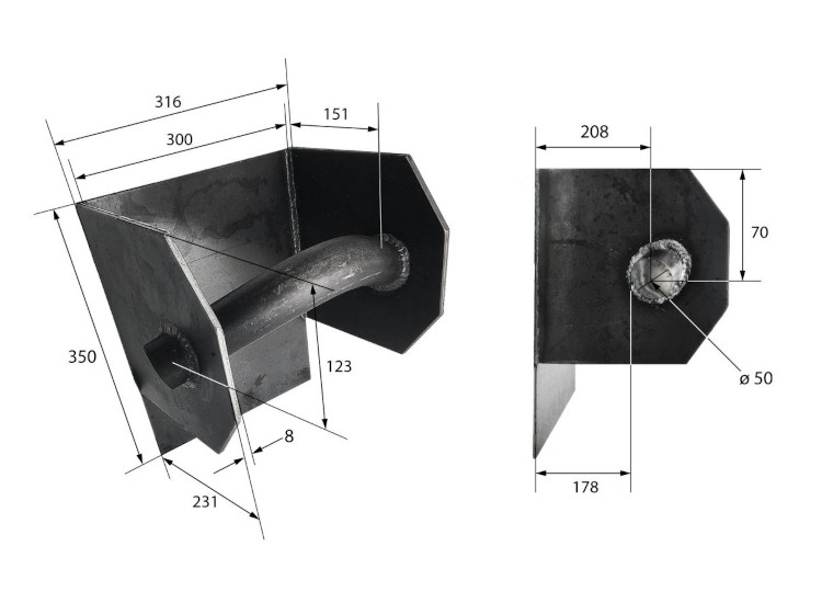 Catch for tipper lock