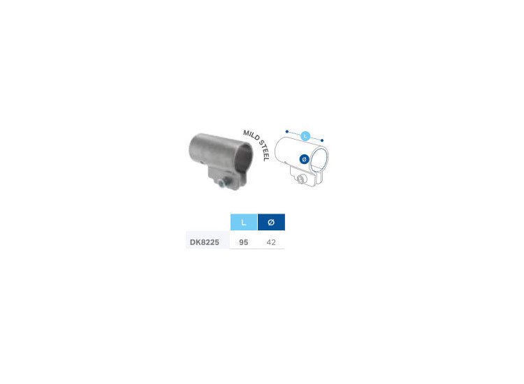 Brida metalica para tubo D-42 mm.  DK8225