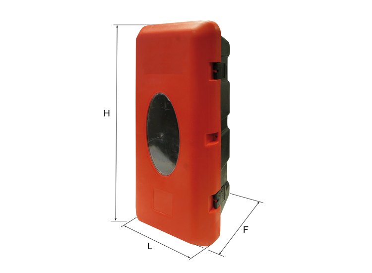 Cajon extintor sencillo 6/9 Kg con ventana(modelo New) (inyeccion)