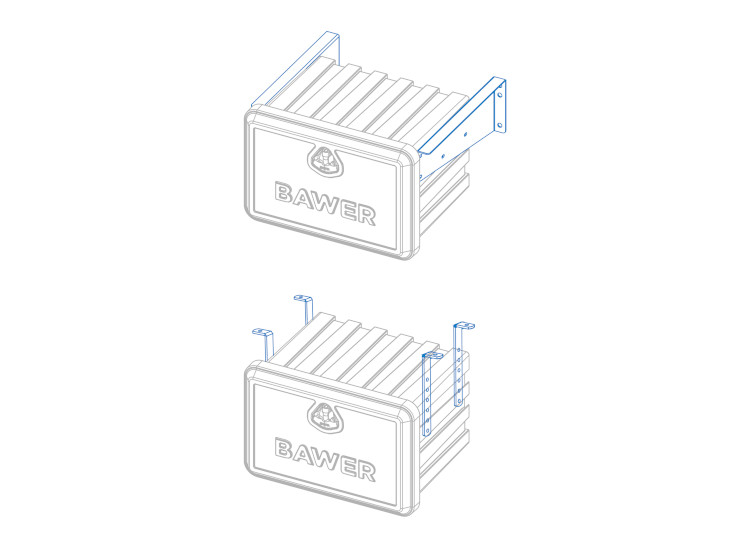 cajón herramientas Bawer evolution de 600 mm + cajonera interior 