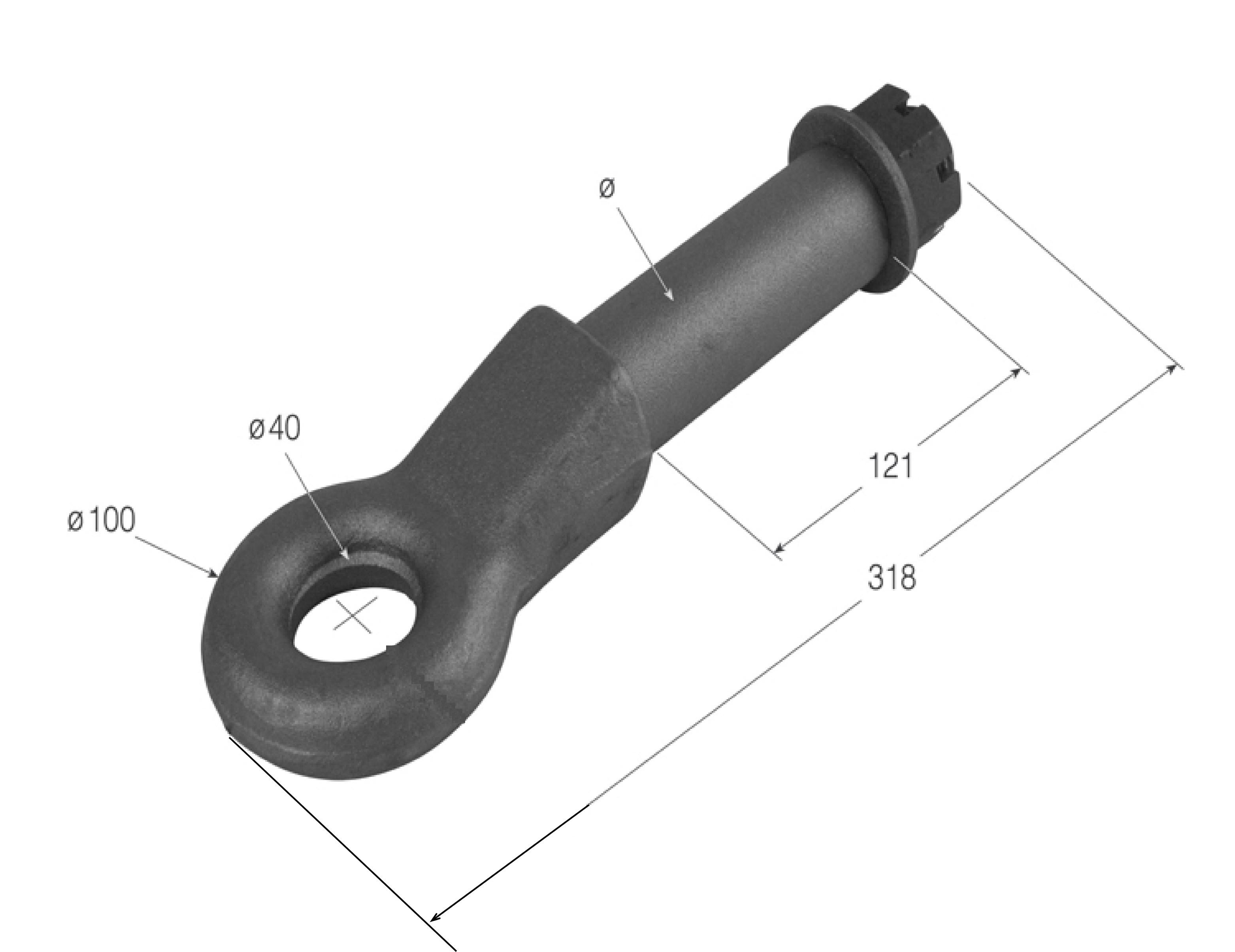 Tiro de lanza sin palanquilla