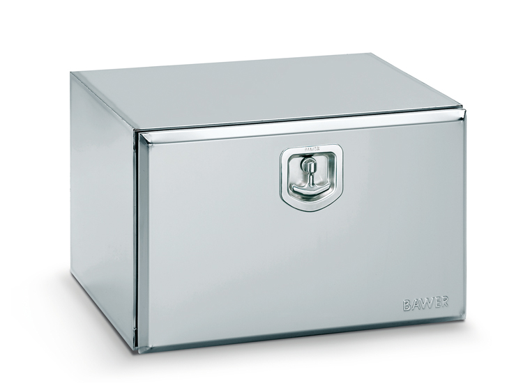 Cajon Bawer metalico acero inoxidable pulido e=1.5 mm de 500 mm 