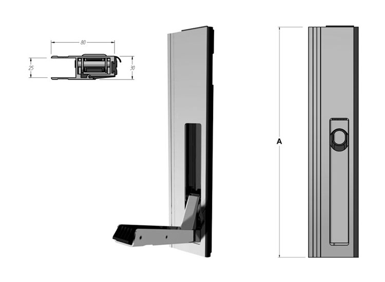 Cierres de aluminio con 2 gomas