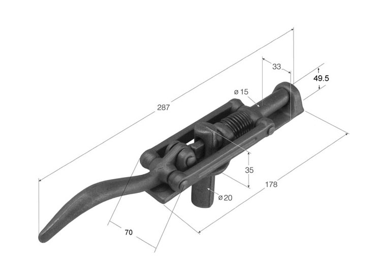 Cierre de muelle pequeño