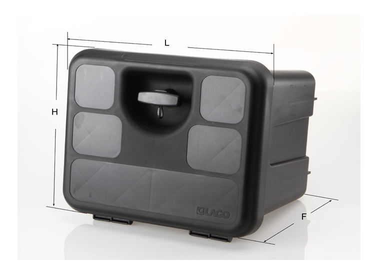 Cajon termoplastico inyeccion 800 mm