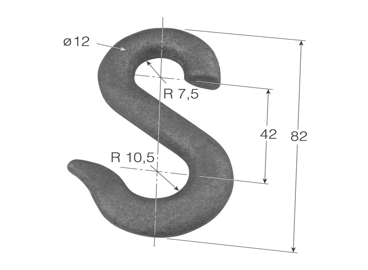 Gancho de cadena pequeño