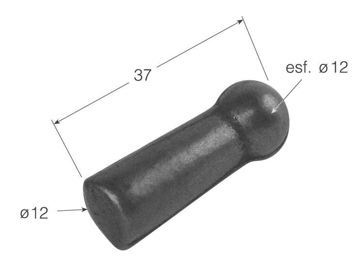 Pivote de cuerda forjado